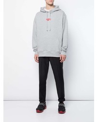 grauer Pullover mit einem Kapuze von 424