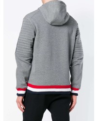 grauer Pullover mit einem Kapuze von Rossignol