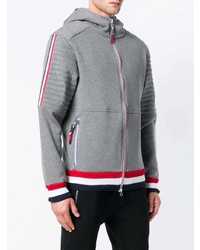 grauer Pullover mit einem Kapuze von Rossignol