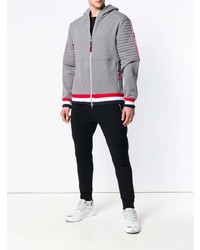 grauer Pullover mit einem Kapuze von Rossignol