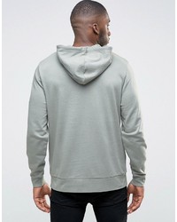 grauer Pullover mit einem Kapuze von Asos