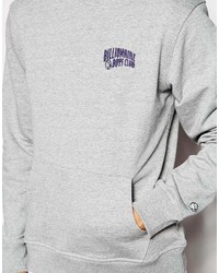 grauer Pullover mit einem Kapuze von Billionaire Boys Club