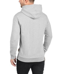 grauer Pullover mit einem Kapuze von INDICODE