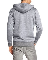 grauer Pullover mit einem Kapuze von Jack & Jones