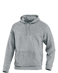 grauer Pullover mit einem Kapuze von Jako