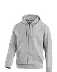 grauer Pullover mit einem Kapuze von Jako