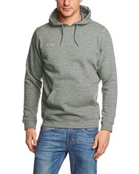 grauer Pullover mit einem Kapuze von Jako