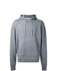 grauer Pullover mit einem Kapuze von John Elliott