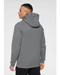 grauer Pullover mit einem Kapuze von Jordan