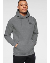 grauer Pullover mit einem Kapuze von Jordan