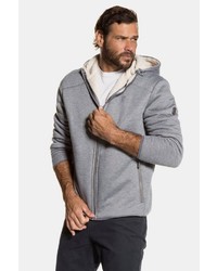 grauer Pullover mit einem Kapuze von JP1880