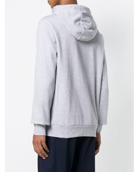 grauer Pullover mit einem Kapuze von CK Calvin Klein