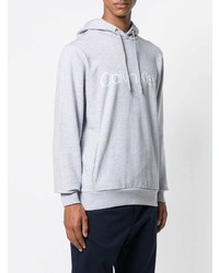 grauer Pullover mit einem Kapuze von CK Calvin Klein