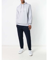 grauer Pullover mit einem Kapuze von CK Calvin Klein