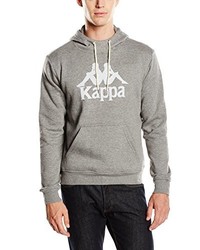grauer Pullover mit einem Kapuze von Kappa