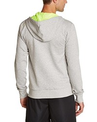 grauer Pullover mit einem Kapuze von Kempa