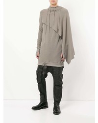 grauer Pullover mit einem Kapuze von Army Of Me