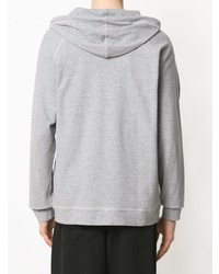 grauer Pullover mit einem Kapuze von Àlg