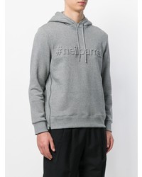 grauer Pullover mit einem Kapuze von Neil Barrett