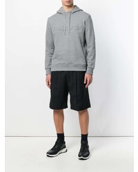 grauer Pullover mit einem Kapuze von Neil Barrett