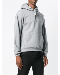 grauer Pullover mit einem Kapuze von Balenciaga