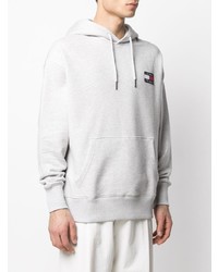 grauer Pullover mit einem Kapuze von Tommy Jeans