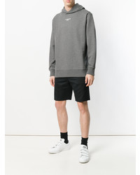 grauer Pullover mit einem Kapuze von Drôle De Monsieur