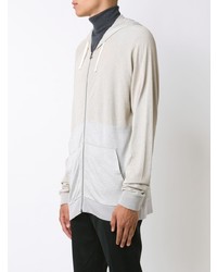 grauer Pullover mit einem Kapuze von Lanvin