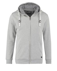 grauer Pullover mit einem Kapuze von Minimum