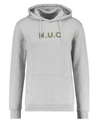 grauer Pullover mit einem Kapuze von Minimum