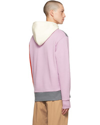 grauer Pullover mit einem Kapuze von JW Anderson