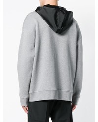 grauer Pullover mit einem Kapuze von N°21