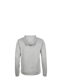 grauer Pullover mit einem Kapuze von New Balance