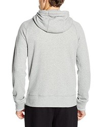 grauer Pullover mit einem Kapuze von Nike