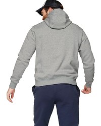 grauer Pullover mit einem Kapuze von Nike Sportswear