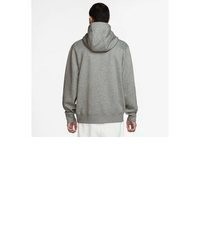 grauer Pullover mit einem Kapuze von Nike Sportswear