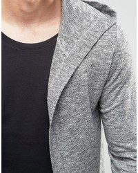 grauer Pullover mit einem Kapuze von ONLY & SONS