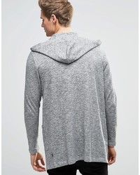 grauer Pullover mit einem Kapuze von ONLY & SONS