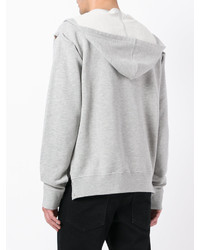 grauer Pullover mit einem Kapuze von Maison Margiela