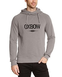 grauer Pullover mit einem Kapuze von Oxbow
