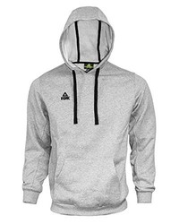 grauer Pullover mit einem Kapuze von Peak Sport Europe