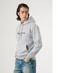 grauer Pullover mit einem Kapuze von Pepe Jeans