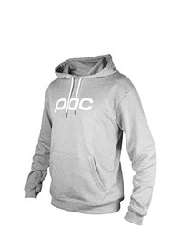 grauer Pullover mit einem Kapuze von POC