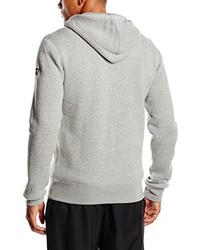 grauer Pullover mit einem Kapuze