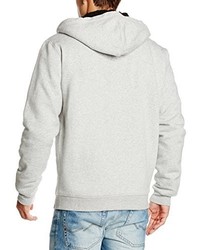 grauer Pullover mit einem Kapuze von Quiksilver