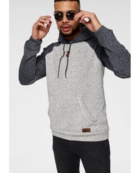 grauer Pullover mit einem Kapuze von Quiksilver