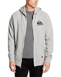 grauer Pullover mit einem Kapuze von Quiksilver