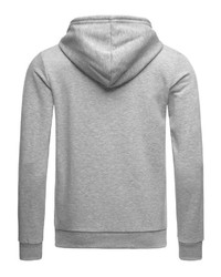 grauer Pullover mit einem Kapuze von Redbridge