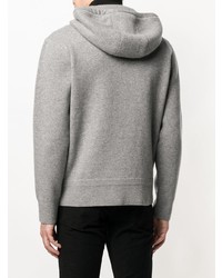grauer Pullover mit einem Kapuze von Tom Ford