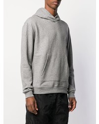 grauer Pullover mit einem Kapuze von John Elliott